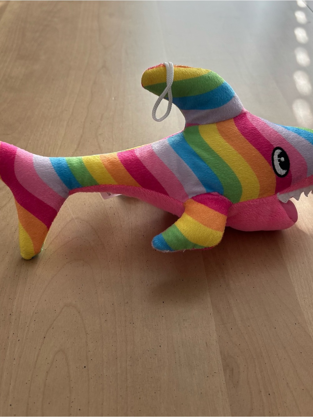 NANCO Rainbow Shark Plushie. Brand New. 11 Inches. Great Gift. Fast Shipping - Picture 5 of 12